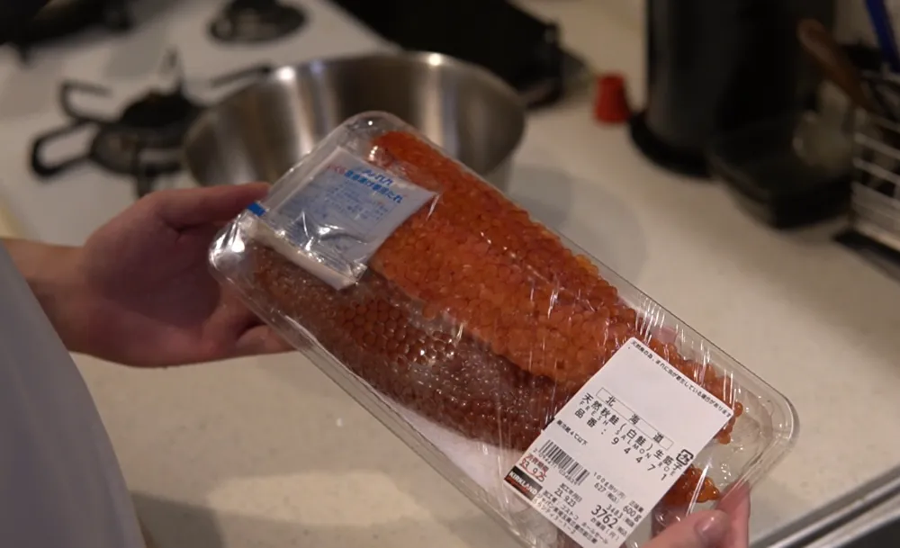 costco买回来的鲑鱼子 1