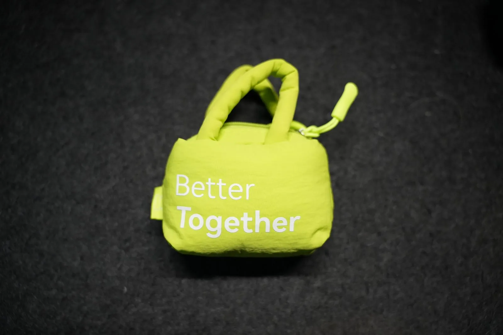 A nice accessory pouch bundled with the Yahoo! Shopping campaign, saying Better Together